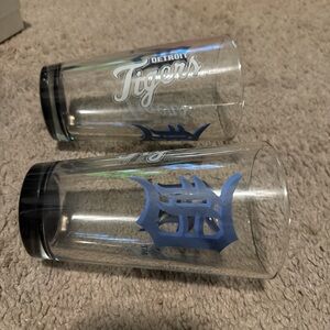 Detroit Tigers 2-piece set of 20oz glasses #Tigers #MLB